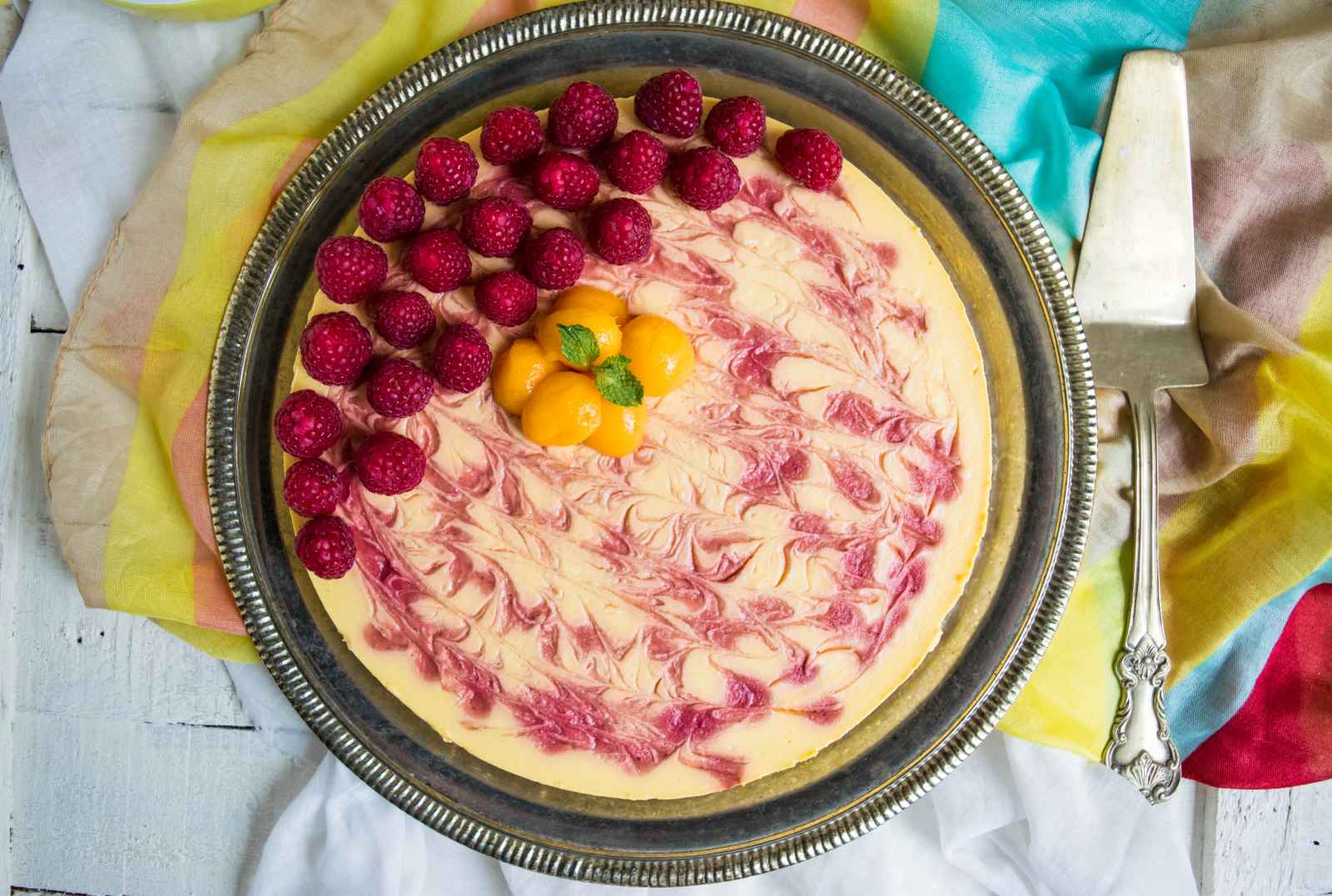 No Bake Mango Yogurt Cheesecake Recipe Archana's Kitchen
