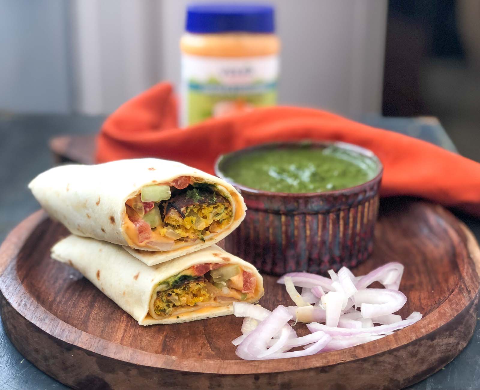 Onion Pakora Roll Recipe | Archana's Kitchen