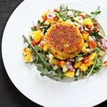 Quinoa Patties with Raw Mango Salsa Recipe | Archana's Kitchen