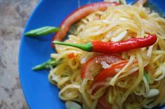 Thai Som Tum Recipe (Thai Green Papaya Salad) | Archana's Kitchen